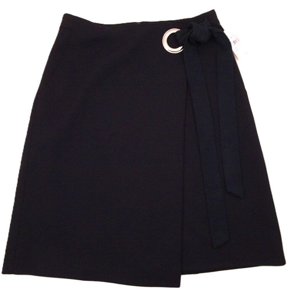 GORGEOUS! NWT Tibi Skirt A Line 12 Black Nordstrom $295 Fully Lined Pockets Lux